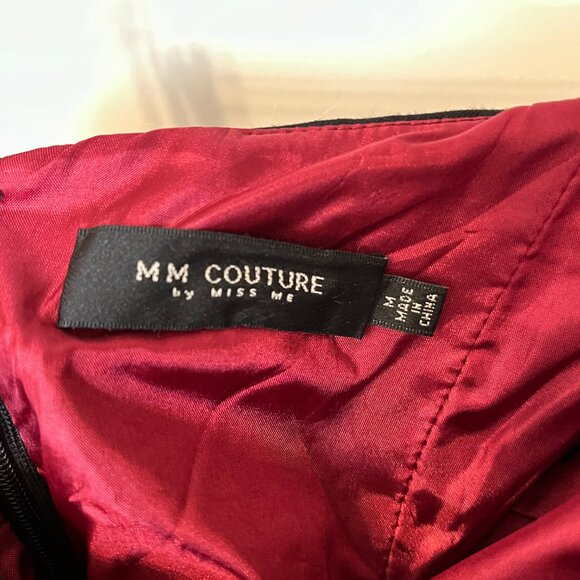 MM Couture Little Black Dress w/ Statement Bow | Strapless | Early 2000s - Picture 4 of 6